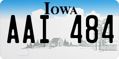 IA license plate AAI484