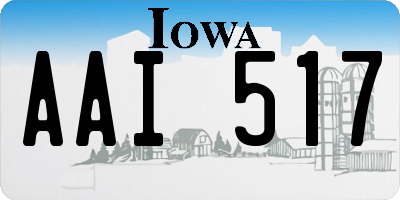 IA license plate AAI517