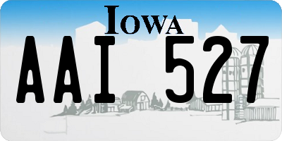 IA license plate AAI527