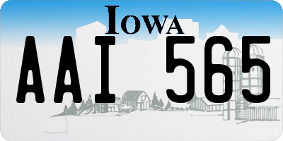 IA license plate AAI565