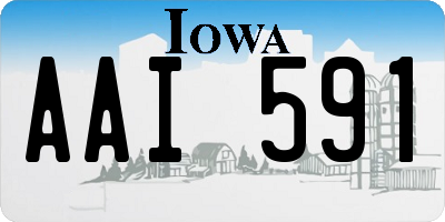 IA license plate AAI591