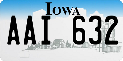 IA license plate AAI632