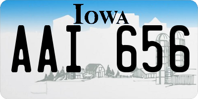 IA license plate AAI656