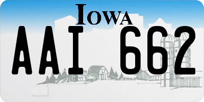 IA license plate AAI662