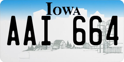 IA license plate AAI664