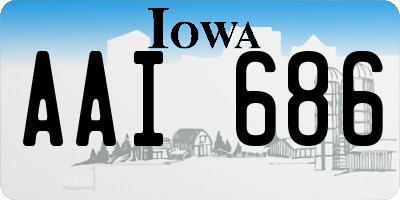 IA license plate AAI686