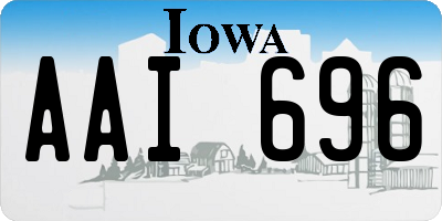 IA license plate AAI696