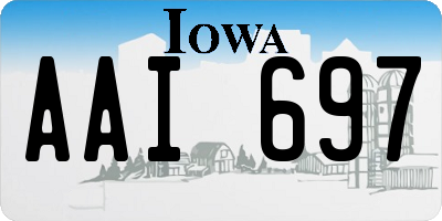 IA license plate AAI697