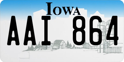 IA license plate AAI864