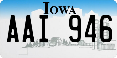 IA license plate AAI946