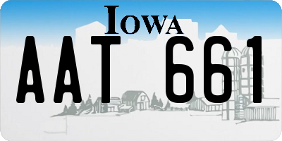 IA license plate AAT661