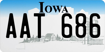 IA license plate AAT686