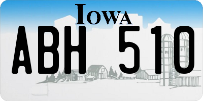 IA license plate ABH510