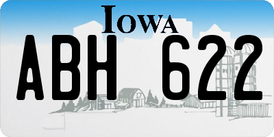 IA license plate ABH622