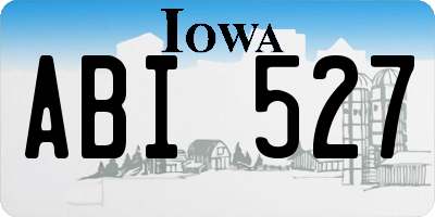 IA license plate ABI527