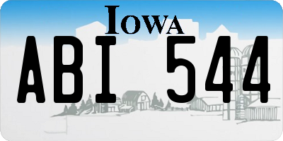 IA license plate ABI544