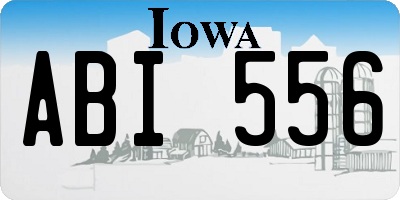 IA license plate ABI556
