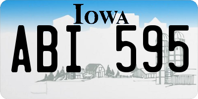 IA license plate ABI595