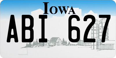IA license plate ABI627