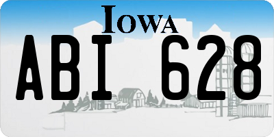 IA license plate ABI628