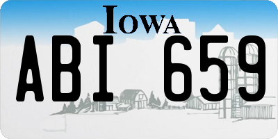 IA license plate ABI659