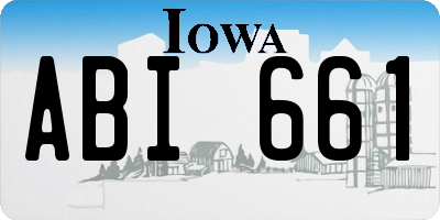 IA license plate ABI661