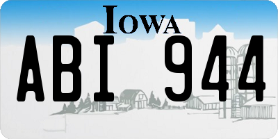 IA license plate ABI944