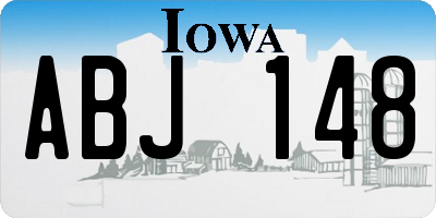 IA license plate ABJ148