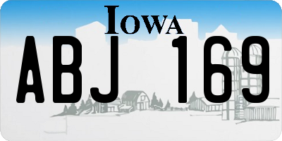 IA license plate ABJ169