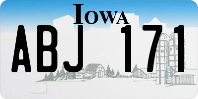 IA license plate ABJ171