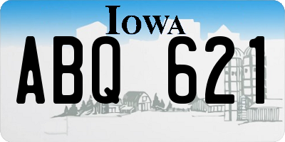 IA license plate ABQ621