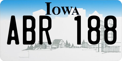 IA license plate ABR188
