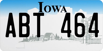 IA license plate ABT464