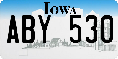 IA license plate ABY530