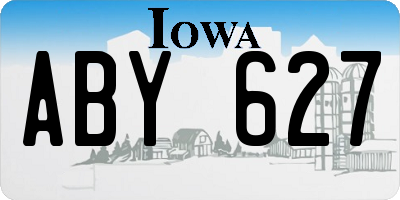 IA license plate ABY627
