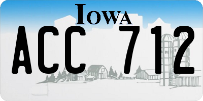 IA license plate ACC712