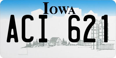 IA license plate ACI621