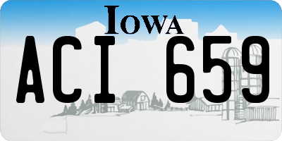 IA license plate ACI659