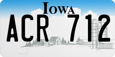 IA license plate ACR712
