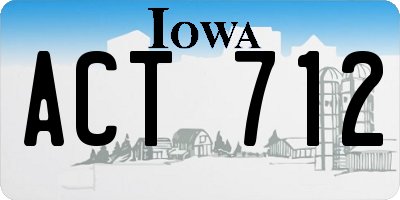 IA license plate ACT712
