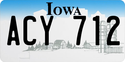 IA license plate ACY712