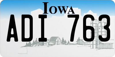 IA license plate ADI763