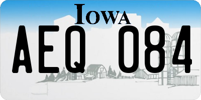 IA license plate AEQ084