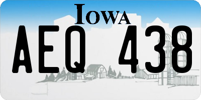 IA license plate AEQ438