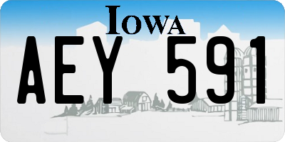 IA license plate AEY591