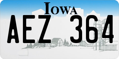 IA license plate AEZ364