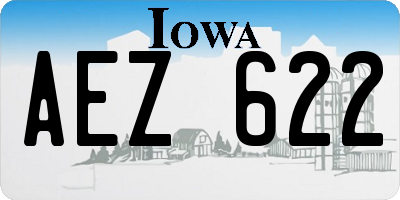 IA license plate AEZ622