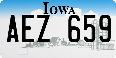 IA license plate AEZ659
