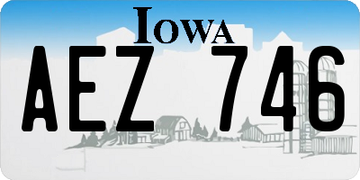 IA license plate AEZ746