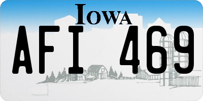 IA license plate AFI469